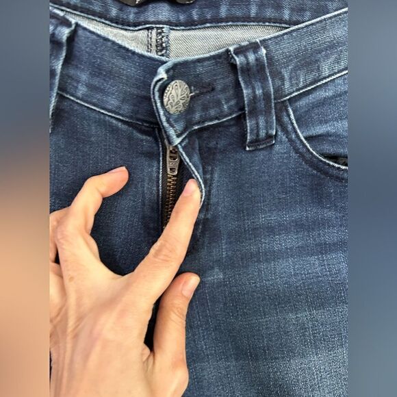 Prana Skinny Jean in Dark Indigo Organic Cotton Stretch Denim - Picture 3 of 7